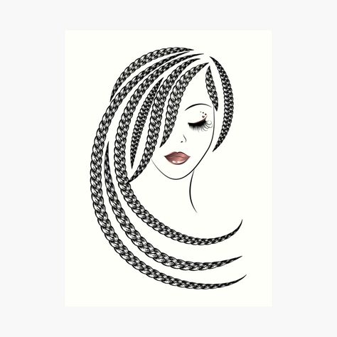 Hair Texture Logo, Wall Art For Braid, Hair Braid Logo Design, Braids Logo Design Ideas, Hair Braider Logo, Drawn Braided Hair, Double B, Quick Braided Hairstyles, Beauty Services