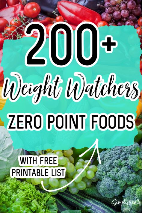 Weight Watchers Zero Point Foods Weight Watchers Zero Point Foods, Weight Watchers Points List, Zero Point Foods, Weight Watchers Food Points, Weight Watchers Meal Plans, Weight Watchers Free, Weight Watcher Dinners, Points Recipes, Grilling Chicken Breast