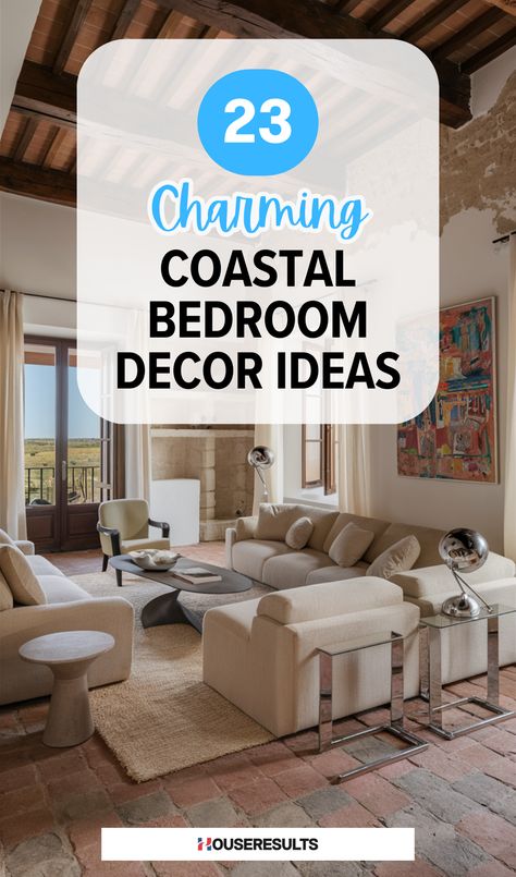 🏖️ Want to bring the beach home? Check out these Coastal Bedroom Decor Ideas! 🌊 From ocean hues to nautical decor, these tips will help you create a relaxing, coastal-inspired space. Whether you're starting from scratch or just adding a few touches, these Coastal Bedroom Decor Ideas will guide you in creating a tranquil, beachy bedroom. 🐚 Decor For Dark Rooms, Neutral Coastal Bedroom, Coastal Airbnb, Blue Coastal Bedroom, White Coastal Bedroom, Boho Coastal Bedroom, Coastal Bedroom Decor, Calming Coastal, Tropical Bedroom Decor