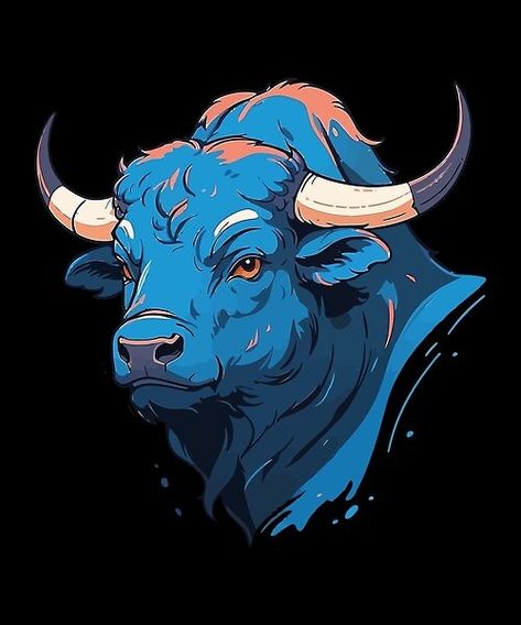 Discover the striking beauty of our blue buffalo head with contrasting horns. This vibrant and unique animal art captures the bold and majestic essence of the buffalo. Buffalo Head Drawing, Horns Art, Buffalo Head, Cd Cover Design, Striking Beauty, Blue Tattoo, Blue Buffalo, Water Buffalo, The Buffalo