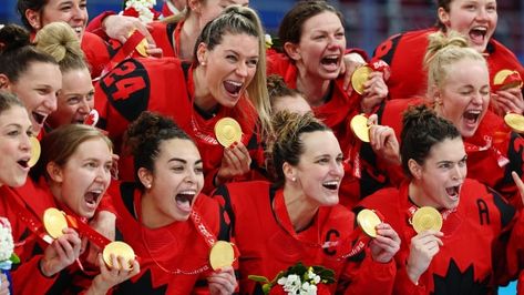 These Olympics were complicated — but also wonderful at times | CBC Sports Canadian Hockey, Women's Hockey, Olympic Gold Medals, Nhl Games, Olympic Medals, Ski Jumping, First Draft, Billie Jean King, Summer Games