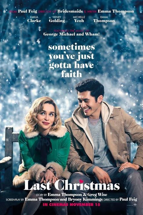 Last Christmas Movie, Free Movie Websites, Best Christmas Movies, Christmas Films, Movie Website, Tv Program, Emma Thompson, Michelle Yeoh, Last Christmas