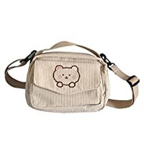 Kawaii Wallet, Corduroy Purse, Kawaii Purse, Purse For Teens, Kawaii Bag, Beige Handbags, Canvas Purse, Kawaii Accessories, Travel Purse