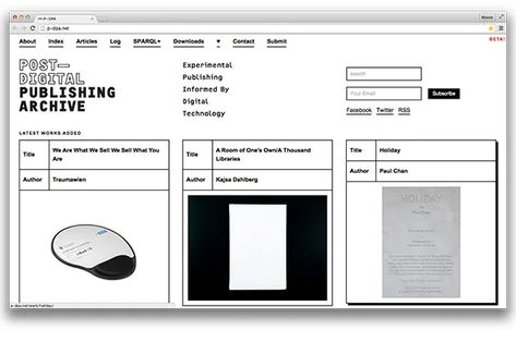 P-DPA is a user generated archive of developments in digital publishing Gfx Design, Web Portfolio, Visual Thinking, Design Websites, Website Design Layout, Web Inspiration, Minimal Web Design, Web Layout Design, Website Layout