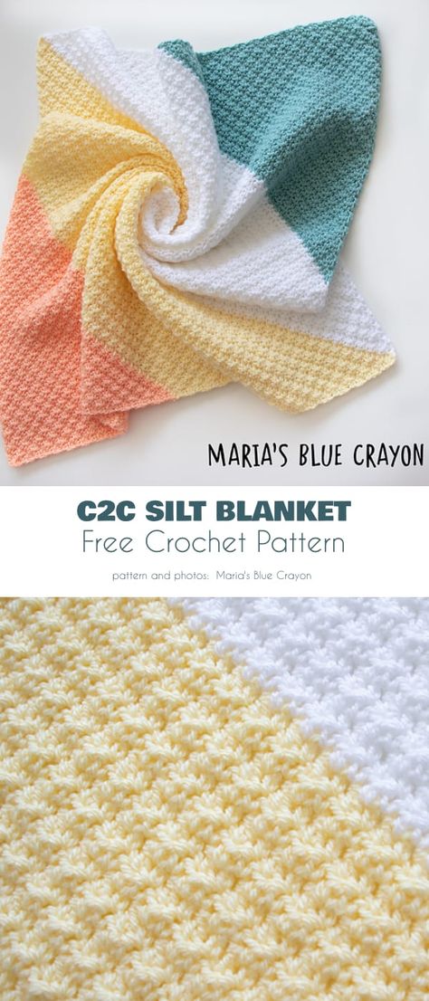 Spring C2C Blanket Free Crochet Patterns Crochet C2c Pattern, C2c Blanket, C2c Crochet Pattern Free, Furniture Make, C2c Crochet Blanket, Purl Bee, Crochet Baby Blanket Free Pattern, Easy Crochet Blanket, Crochet Blanket Designs