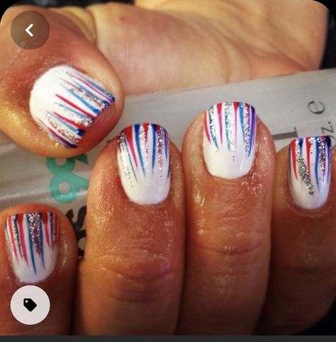 Nails Patriotic, Red White And Blue Nails, White And Blue Nails, Patriotic Nails Design, Patriotic Nails, Fourth Of July Nails, 4th Of July Nails, July Nails, Diy Nail Designs