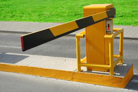 Barrier. Entrance barrier,yellow and black security gate , #ad, #barrier, #Entrance, #Barrier, #yellow, #gate #ad Instagram My Story, Yellow And Black, Acrylic Paintings, Abstract Design, Stock Photography, Gate, Entrance, Photo Image, Design Ideas