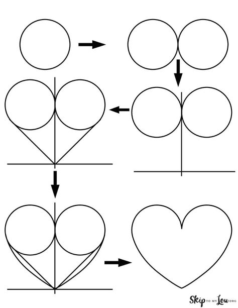 how to draw a heart step by step Drawing Ideas Easy Love Cute, How To Draw Love Heart, Heart Tutorial Drawing, Easy Heart Drawings, Cute Heart Drawings, Heart Drawings, Flower Pattern Drawing, Skip To My Lou, Heart Doodle