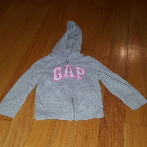 GAP Other - Girl's GAP Size 2T Gray Zip-up Hoodie Fall Hooded Jacket, Gap Hoodie, Hoodie Brands, Kids Denim, Gap Jacket, Gap Jackets, Unisex Jacket, Gap Kids, Girl Sweatshirts