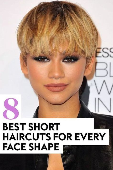 Ready to cut your hair short? We've rounded up the best short haircuts for every face shape,from pixie cuts to lobs and bobs with pro suggestions. #hairtips #hairinspiration #hairstyles Cute Hairstyles For Round Faces, Round Faces With Bangs, Bowl Haircut Women, Caramel Hair Color Ideas, Caramel Hair Color, Pixie Cut Round Face, Hair For Round Face Shape, Short Hair Cuts For Round Faces, Bowl Haircuts