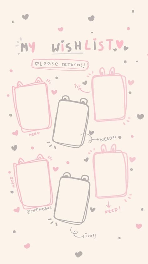 Photo Card Wishlist Template, Kpop Pc Trade Template, Kpop Pc Wishlist Template, K-pop Iso Template, Have Want Template Kpop, Have Want Template Photocard, Iso Photocard Template, Wishlist Pc Template, Iso Pc Template