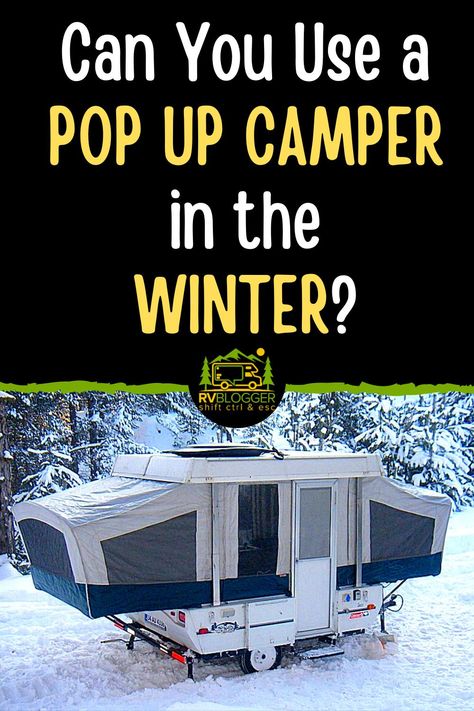 If your camping adventures take you skiing or snowboarding then you need your Popup camper to can handle extreme weather conditions. Pop up campers are lightweight and some are great for off road adventures, but may require remodeling to endure winter camping. Check out these tips for the best way to insulate your RV and stay warm during cold weather camping. #rvblogger #wintercamping #coldweathercamping #popupcamper #popup #aframecamper #campingtips Pop Up Camper Winter Camping, Pop Up Camper Living, Pop Up Camper Insulation Ideas, Boho Pop Up Camper, Winter Hacks Cold Weather, Pop Up Camper Hacks, Winter Camping Hacks, Pop Up Caravan, Tent Trailer Camping