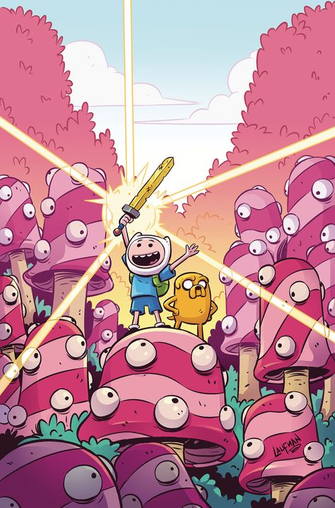 Adventure Time Character Design, Derek Laufman, Adventure Time Style, Adventure Time Comics, A Short Story, Cartoon Character Design, Environmental Art, Comic Covers, Short Story