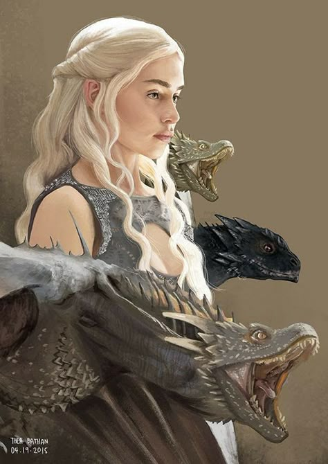 game of thrones art. daenerys and her dragons Targaryen Wallpaper, Dessin Game Of Thrones, Drogon Game Of Thrones, Daenerys Stormborn, Queen Of Dragons, Game Of Thrones Poster, Creaturi Mitice, Game Of Thrones Artwork, Game Of Throne Daenerys