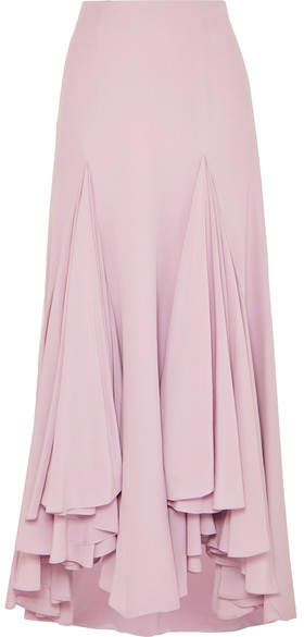 Crepe Skirts, Langer Rock, Silk Crepe, Modest Outfits, Skirt Outfits, Giorgio Armani, Skirt Fashion, Modest Fashion, Long Skirt