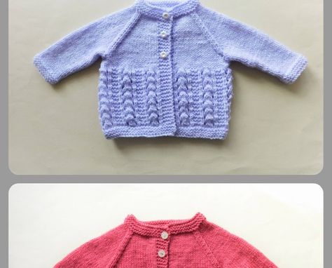 Simple stylish knitting & crochet patterns from a popular independent designer. Crochet Baby Cardigan Pattern, Cardigan Knitting Patterns, Free Baby Sweater Knitting Patterns, Baby Boy Knitting Patterns Free, Make Step By Step, Easy Baby Knitting Patterns, Baby Jackets Pattern, Knit Baby Jackets