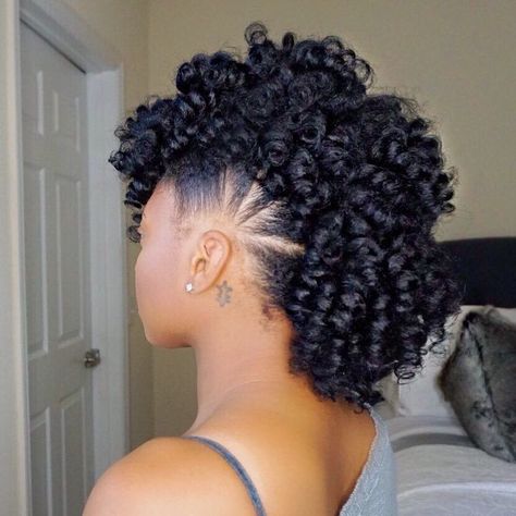 19 Best Female Mohawk Hairstyles Shaved Hairstyles For Black Women, Back To School 7th Grade, School 7th Grade, Curly Mohawk Hairstyles, Mohawk Hairstyles For Women, African Natural Hairstyles, Cabello Afro Natural, Shaved Hairstyles, Mohawk Styles