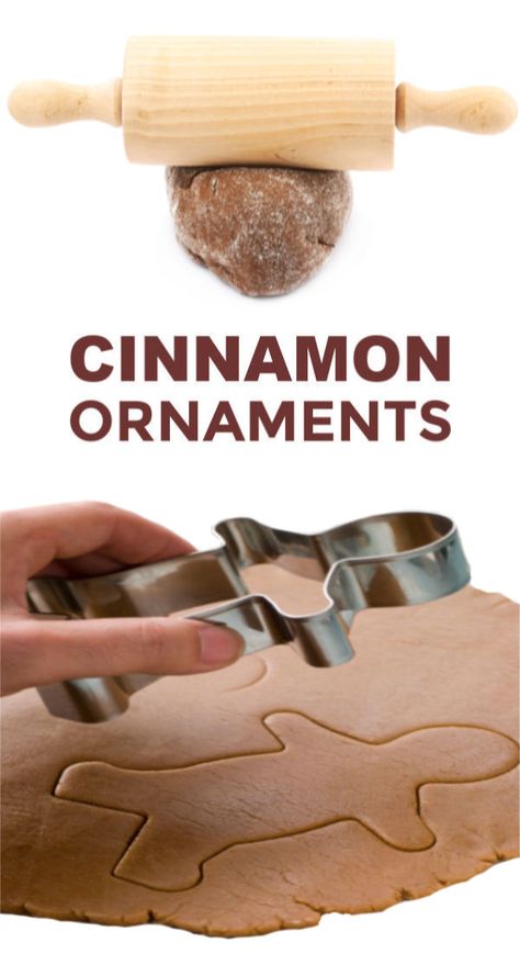 Cinnamon Ornament Recipe, Cinnamon Ornaments, Easy Ornaments, Diy Christmas Ornaments Easy, Dough Ornaments, No Cook, Food Ornaments, Kids Christmas Ornaments, Home Smell