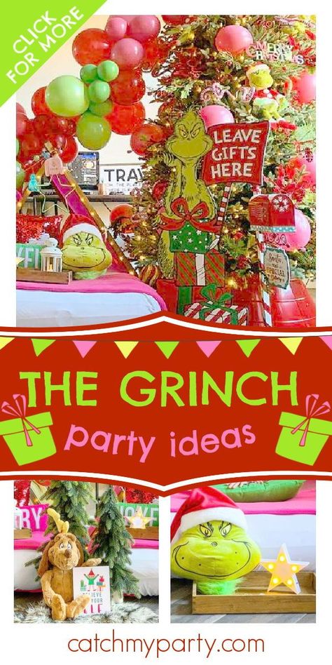 Check out this fun Grinch-inspired sleepover! The teepees and decorations are amazing! See more party ideas and share yours at CatchMyParty.com #catchmyparty #partyideas #thegrinch #christmasparty #christmas #sleepover #christmassleepover Grinch Charcuterie, Grinch Charcuterie Board, Grinch Christmas Party Ideas, Christmas Party Snacks, Christmas Party Games For Adults, Party Ideas Christmas, Christmas Party Ideas For Teens, Christmas Party Backdrop, Ideas For Food