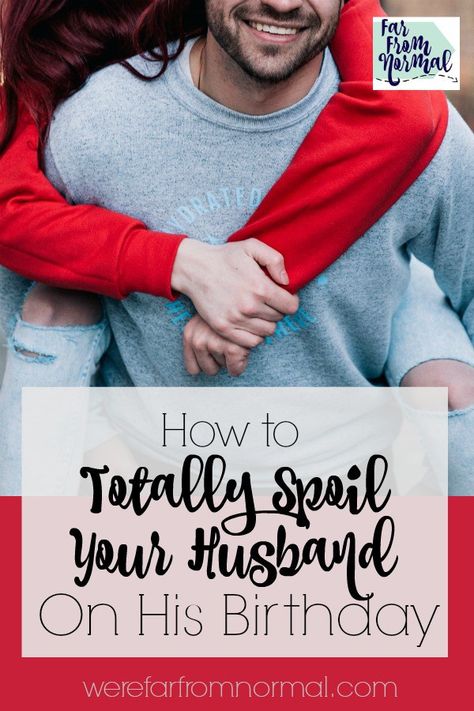 How to Totally Spoil Your Husband on His Birthday! Are you looking for great ways to celebrate the man you love? Here are some awesome ideas! #marriage #husband #Family 31st Birthday Ideas For Him Husband, Special Birthday Dinner For Him, What To Do For Husband Birthday, 40th Birthday Gift For Husband, 32nd Birthday Ideas For Husband, Husband Birthday Ideas From Wife, Husband Birthday Dinner, Gift Ideas Husband Birthday, Husband 40th Birthday Ideas