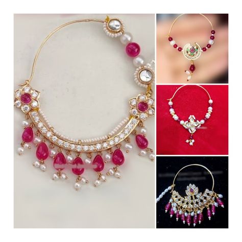 #rajasthanijewellery #rajputijewellery #illustriousdesigns #royaljewellery #rajputibridaljewellery #nath #rajputinath #goldnath Nath Designs, Nath Design, Rajput Jewellery, Royal Jewellery, Mangalsutra Chain, Rajputi Jewellery, Rajputi Dress, Gold Bridal Necklace, Gold Bridal Jewellery Sets