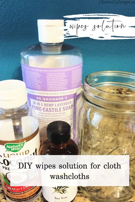 Simplify your life with this wipes solution for cloth baby wipes! Simple DIY tutorial. #Parenting #FamilyLife Diy Baby Wipes Cloth, Cloth Wipes Diy, Diy Baby Wipes Paper Towels, Diy Body Wipes, Diy Wipes, Cloth Wipe Solution, Homemade Wipes, Homemade Baby Wipes, Wipes Diy