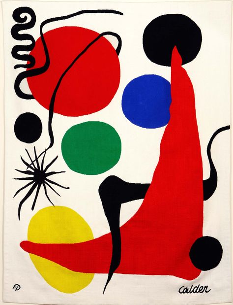 Alexander Calder, "Green Ball" Alexander Calder, Joan Miro, Mid Century Art, Silk Screen Printing, Art Plastique, Modern Art Abstract, Art Classes, Art Lessons, Online Art