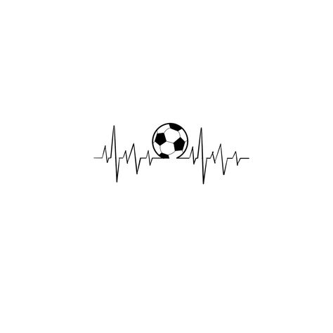 Soccer Ball Tattoo, Ekg Tattoo, Football Tattoo, Barcelona Tattoo, Football Heart, Car Tattoos, Canvas Purse, Ankle Tattoo, Disney Stitch