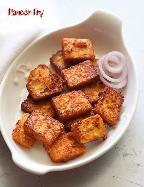 Paneer fry recipe Paneer Fry Recipe, Yummy Fries, How To Make Paneer, Homemade Cream Cheese, Paneer Dishes, Cooking Recipes In Urdu, Just Spices, Paneer Tikka, Tastemade Recipes