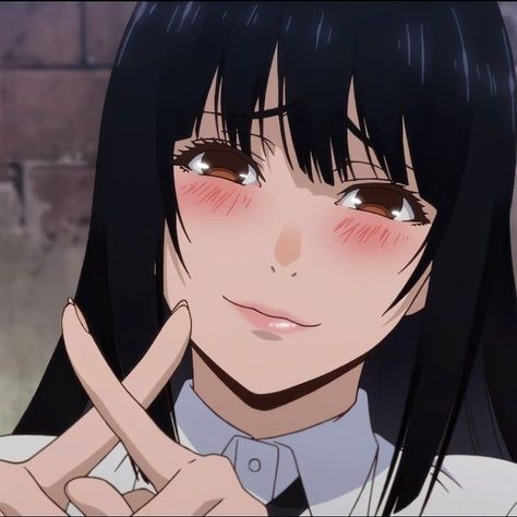 𝐘𝐮𝐦𝐞𝐤𝐨 𝐉𝐚𝐛𝐚𝐦𝐢 Yumeko Jabami Icon, Yumeko Jabami, Black Hair, For Free, Hair, Anime, Black