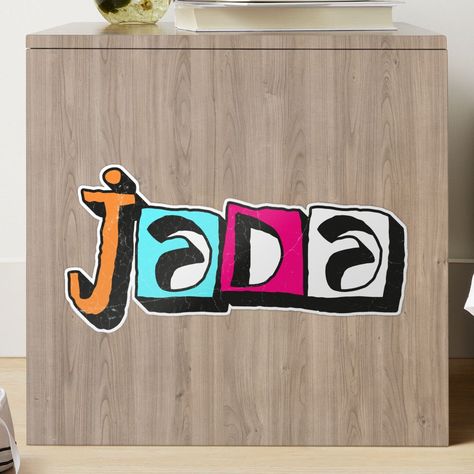 colorful Jada name sticker, custom name sticker for Jada Jamie Name, Chelsea Name, Amelia Name, Name Tattoos For Girls, Baby Esther, Doodle Name, Name Calligraphy, Graffiti Names, Stylish Text