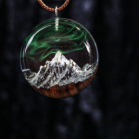 #etsy shop: wood resin aurora borealis wood resin jewelry Northern lights Wood resin pendant glow in the dark gift for birthday present https://etsy.me/3Lfhq9E #men #wood #oval #roundmountains #birthdaygift #epoxynecklace #resinnecklace #anniversarygift #woodjewelry Cotton Bracelet, Wood Resin Jewelry, Resin Necklace, Crystal Art, Wood Resin, Fantasy Jewelry, Gift For Birthday, Resin Pendant, Wood Jewellery