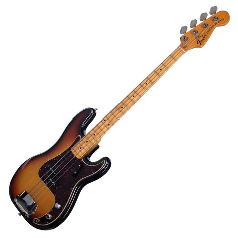 Fender 1973 P-Bass - Vintage Precision Bass - Used Electric Bass Guitar - Sunburst Fender P Bass, Band Instruments, Jaco Pastorius, Leo Fender, Electric Bass Guitar, Fender Guitar, Double Bass, Star Cast, Fender Bass