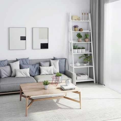 Shop our range of quality, affordable Home Furniture with fast delivery Australia wide. Buy Now, Pay Later available. Ladder Shelf Decor, Tiered Display Shelves, Ladder Design, Open Shelving Units, Timber Shelves, Display Books, Value Furniture, Study Furniture, Shelf Rack