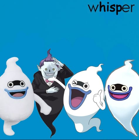 Yokai Watch Matching Icons, Whisper Yo Kai Watch, Yokai Watch Pfp, Yo Kai Watch Wallpaper, Whisper Yokai Watch, Yokai Watch Wallpaper, Yo Kai Watch 2, Funny Watch, Youkai Watch