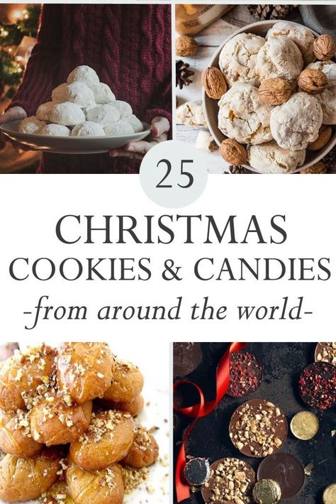 Irish Christmas Desserts, Italian Christmas Eve Dinner, Traditional Holiday Desserts, Traditional Christmas Cookies, Cut Out Cookie Recipe, International Desserts, Best Holiday Cookies, Around The World Food, Recipes From Around The World