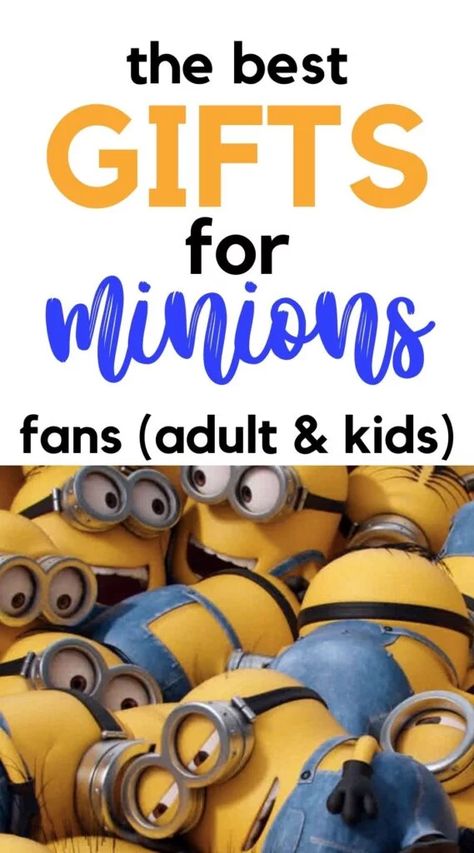 Looking for the best minions gift out there? Whether it's for Christmas, a birthday, Valentines day, or any other special event, we've got you covered with this epic gift guide for minions lovers and despicable me fans. Discover nothing but the best minions gift ideas for adults, teens, and kids! Minion Gift Ideas, Minion Gifts, Gift Ideas For Adults, Minions Fans, Funny Boyfriend Gifts, 20th Birthday Gift, Cute Birthday Gift, Funny Birthday Gifts, Birthday Gifts For Best Friend