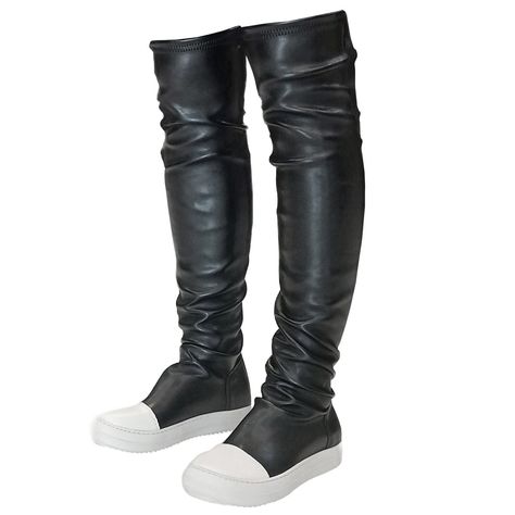 MOFEEDOUKA Thigh High Boots for Women Flat Over The Knee Round Toe Booties How To Wear Thigh High Boots, Thigh Boots, Thigh Boot, Black Boots Women, Boots Women, Thigh High Boots, Boots For Women, Thigh High, Boot Shoes Women