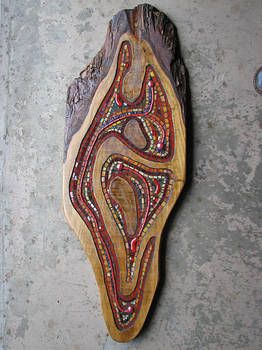 Tree Stump Art, Stump Art, Dimension Art, Mixed Media Mosaic, Mosaic Garden Art, Mosaic Inlay, Driftwood Wall Art, Mosaic Madness, Glass Mosaic Art