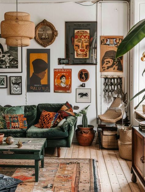 Bohemian Living Rooms, Deco Studio, Ideas Hogar, Casa Container, Apartment Decor Inspiration, Bohemian Living Room, Boho Living, Boho Living Room, Dream House Decor