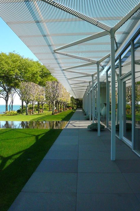 House Trellis, Canopy Architecture, Covered Walkway, Fisher Island, Backyard Canopy, Wedding Canopy, Garden Canopy, Steel Canopy, Apple Trees