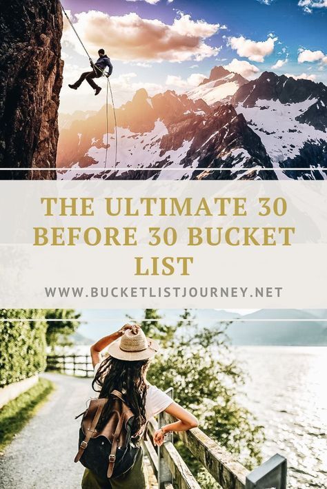 30 Before 30 Bucket List, 30 Things To Do Before 30, Funny Bucket List, 30 Before 30 List, 30 Bucket List, 30 Before 30, Bucket List Ideas, Summer Camps For Kids, List Ideas