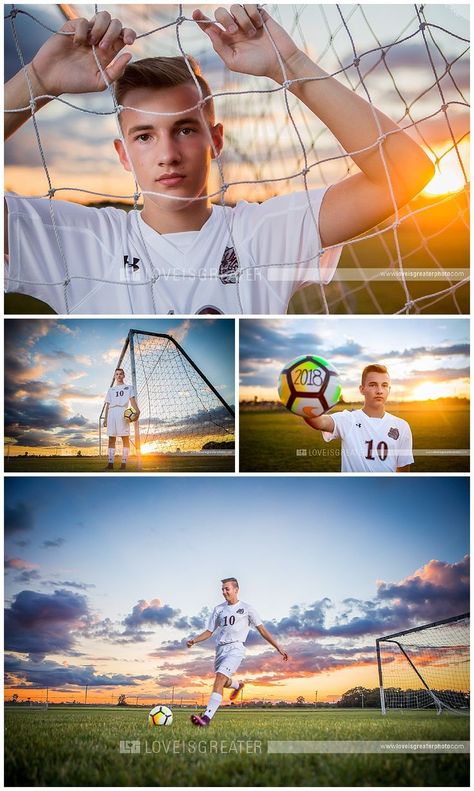 Soccer Photography Poses, Soccer Senior Pictures, Guy Posing, Soccer Shoot, Soccer Poses, Senior Ads, Sports Photoshoot, Senior Photos Boys, Foto Sport