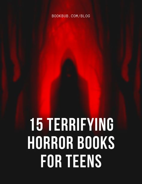 15 terrifying horror books for teens to read this year. #books #horrorbooks #booksforteens Young Adult Thriller Books, Horror Romance Books, Interesting Books To Read For Teens, Horror Books For Teens, Book Recommendations For Teens, Horror Books To Read, Books For Teen Boys, Best Books For Teens, Stephanie Perkins