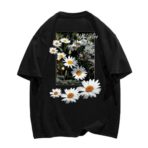 Add some flower power to your wardrobe with our Casual Simple Daisy T-Shirt! This stylish and playful shirt features a daisy design and is perfect for any casual occasion. Brighten up your day and spread some happy vibes with this tee!(flower power, stylish, playful, bright, happy) Happiness Tshirt, Simple Shirt Design, Women Tshirt Design, Tshirt Artwork, Daisy Design, Dream Outfits, Tshirt Women, Happy Vibes, Clothing Ideas