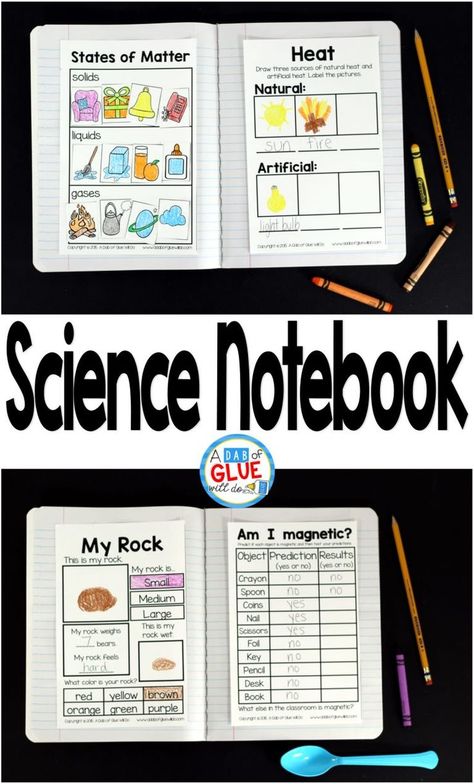 Engage your students in exciting science lessons with this interactive science journal. This science notebook is perfect for science centers in Kindergarten, First Grade, and Second Grade classrooms and packed full of interactive science activities. Centers In Kindergarten, Science Kindergarten, Science Centers, 1st Grade Science, First Grade Science, Science Notebook, Science Notebooks, Interactive Science, Interactive Science Notebook