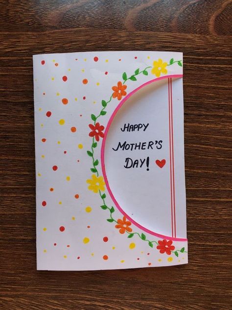 Mothers Day Card Idea, Mothers Day Card Ideas, Mothers Day Drawings, Easy Greeting Cards, Paper Cute, Mother's Day Crafts, Handmade Paper Crafts, Mother's Day Cards, Appreciation Cards