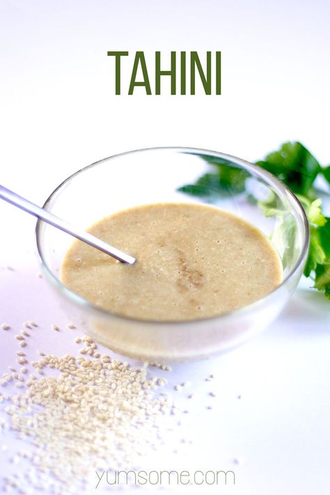 how-to-make-tahini What Is Tahini How To Make, How To Make Tahini At Home, What Is Tahini, What Is Tahini Sauce, Make Tahini, How To Make Tahini, Sesame Paste, Homemade Tahini, Tahini Recipe