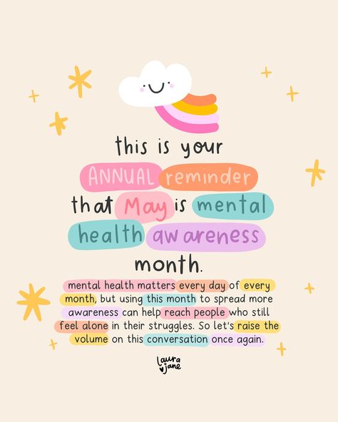 PSA: it’s May which means it’s also #mentalhealthawareness month 📢 I say this every year, but I’ll say it again: Your mental health matters EVERY month. However, this month is always an opportunity to put the conversation around mental health up front and that means that maybe it will reach someone new, someone who is struggling and feeling alone in their struggles. And maybe when that someone reads about mental health and sees others sharing about their experiences with therapy, counselli... May Mental Health, Blogs Ideas, Teal House, Mental Health Month, Girl Energy, Mental Health Awareness Month, Opening Soon, Mental Health Matters, Health Matters