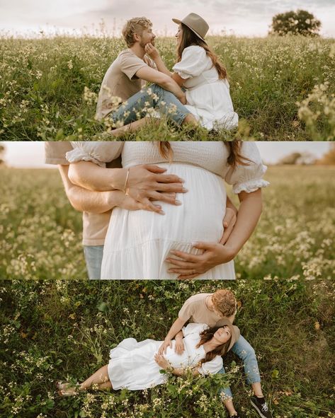 Maternity in the flower field 🥹 a dream come true! 🌼 #maternityphotography #tampaphotographer #tampafl #floridaphotographer #flphotographer #couplesphotography #gpresets #unscriptedposingapp #ignitedmotherhood #collageableapp #collageable #scrl #familyphotography #flowerfields #flowerfield Belly Exposed Maternity Pictures, Grassy Field Maternity Shoot, Grass Field Maternity Pictures, Botanical Garden Maternity Photoshoot, Wildflower Field Maternity Shoot, River Maternity Pictures Couples, Maternity Photography Floral, Maternity Flower Field Photoshoot, Wildflower Maternity Photos